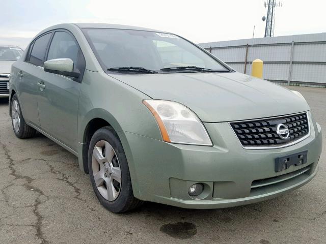 3N1AB61E88L695602 - 2008 NISSAN SENTRA 2.0 GREEN photo 1