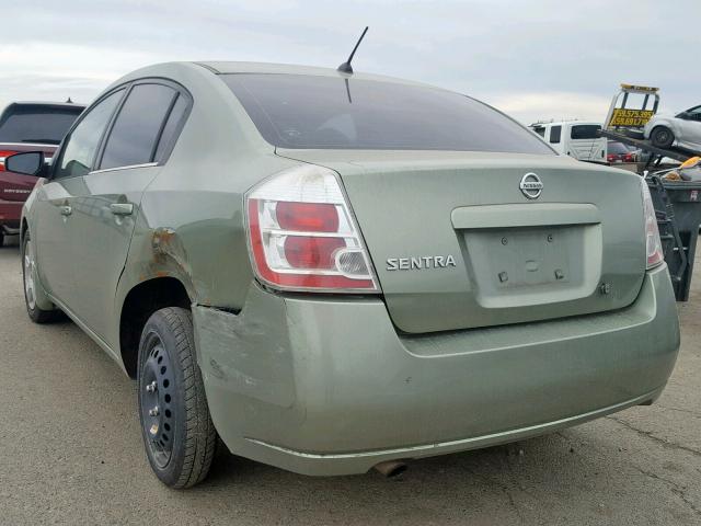 3N1AB61E88L695602 - 2008 NISSAN SENTRA 2.0 GREEN photo 3