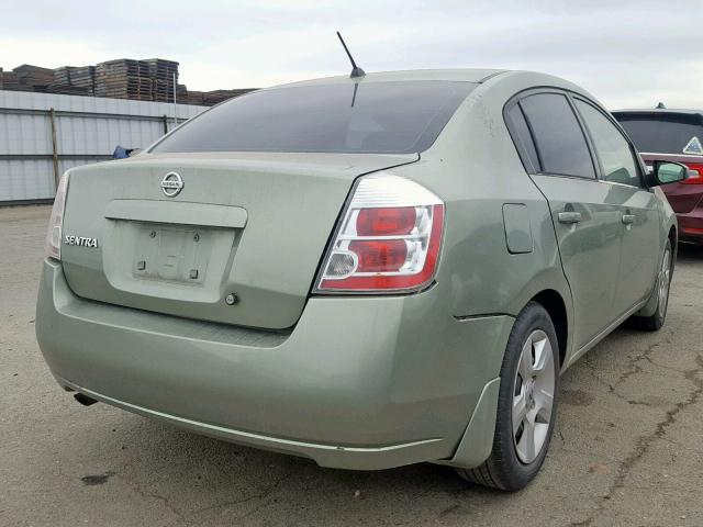 3N1AB61E88L695602 - 2008 NISSAN SENTRA 2.0 GREEN photo 4