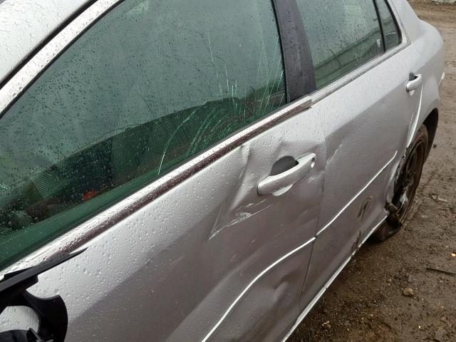 1G1ZG57B89F116069 - 2009 CHEVROLET MALIBU LS SILVER photo 10