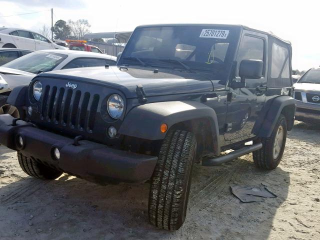 1C4AJWAG1GL339391 - 2016 JEEP WRANGLER S შავი ფოტო 2