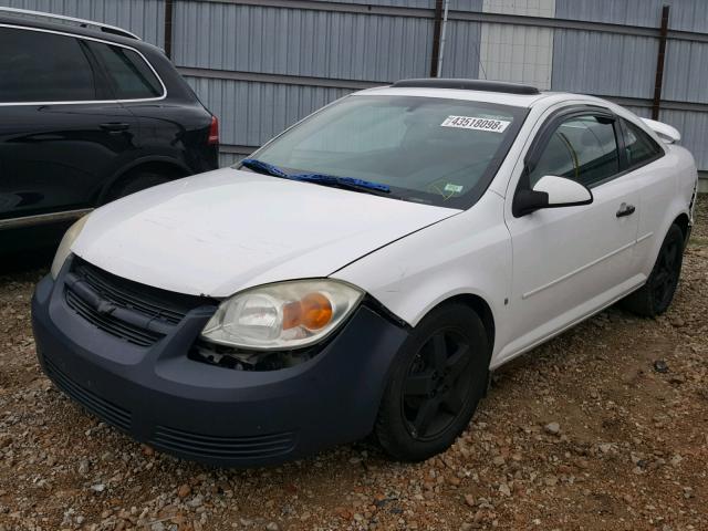 1G1AL15F867706611 - 2006 CHEVROLET COBALT LT WHITE photo 2