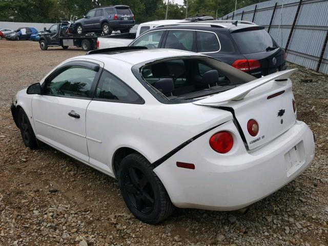 1G1AL15F867706611 - 2006 CHEVROLET COBALT LT WHITE photo 3