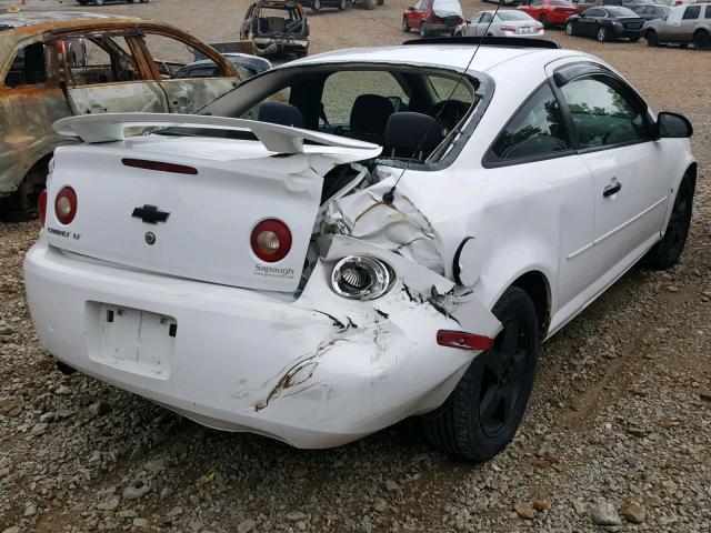 1G1AL15F867706611 - 2006 CHEVROLET COBALT LT WHITE photo 4