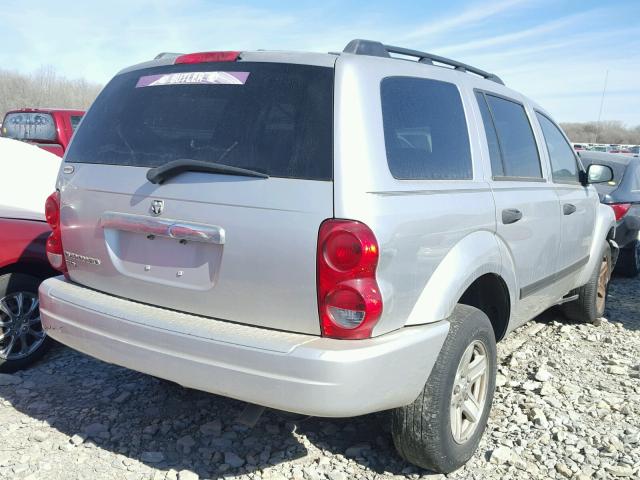 1D4HD48N86F154172 - 2006 DODGE DURANGO SL GRAY photo 4