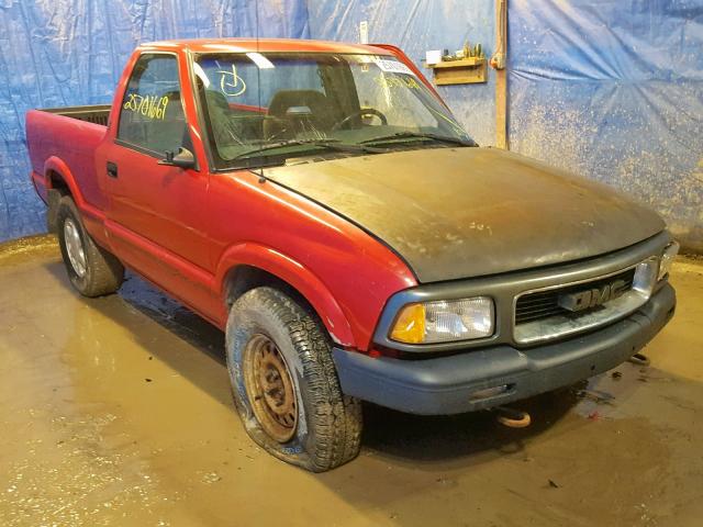 1GTDT14Z5RK512605 - 1994 GMC SONOMA RED photo 1