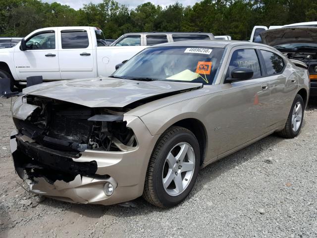 2B3KA33V59H573825 - 2009 DODGE CHARGER SX BEIGE photo 2