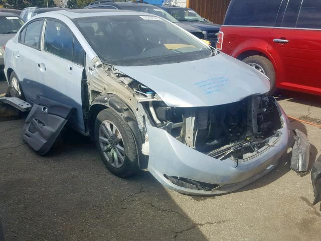 2HGFB2F96CH546096 - 2012 HONDA CIVIC EXL BLUE photo 1