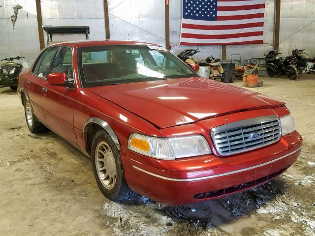 2FAFP74W1YX213958 - 2000 FORD CROWN VICT RED photo 1