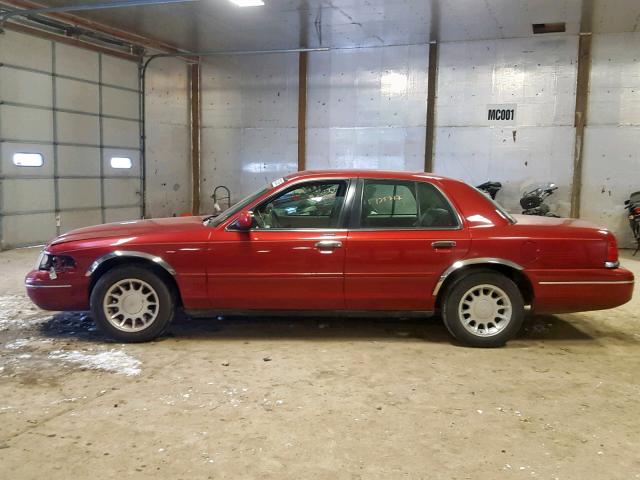 2FAFP74W1YX213958 - 2000 FORD CROWN VICT RED photo 9