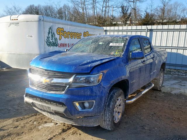1GCGTCEN8J1175720 - 2018 CHEVROLET COLORADO L BLUE photo 2