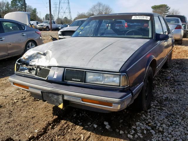 1G3HN54C4KW359907 - 1989 OLDSMOBILE DELTA 88 R BLACK photo 2