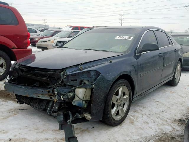 1G1ZB5E17BF241675 - 2011 CHEVROLET MALIBU LS BLUE photo 2