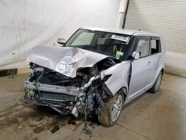 JTLKE50E791093209 - 2009 TOYOTA SCION XB SILVER photo 2
