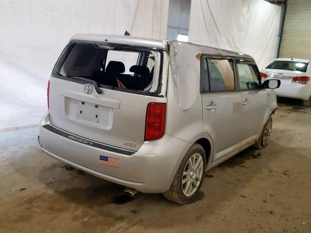 JTLKE50E791093209 - 2009 TOYOTA SCION XB SILVER photo 4
