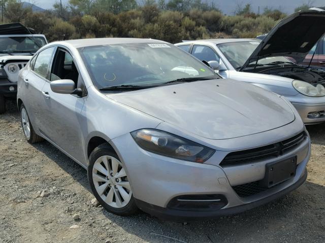 1C3CDFBB6ED823801 - 2014 DODGE DART SXT SILVER photo 1