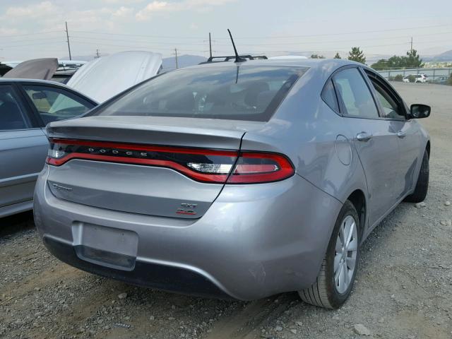 1C3CDFBB6ED823801 - 2014 DODGE DART SXT SILVER photo 4