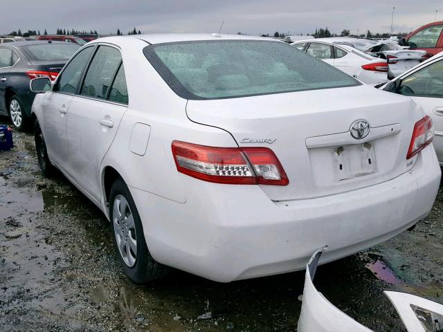 4T4BF3EK5AR023109 - 2010 TOYOTA CAMRY BASE 白色 照片 3