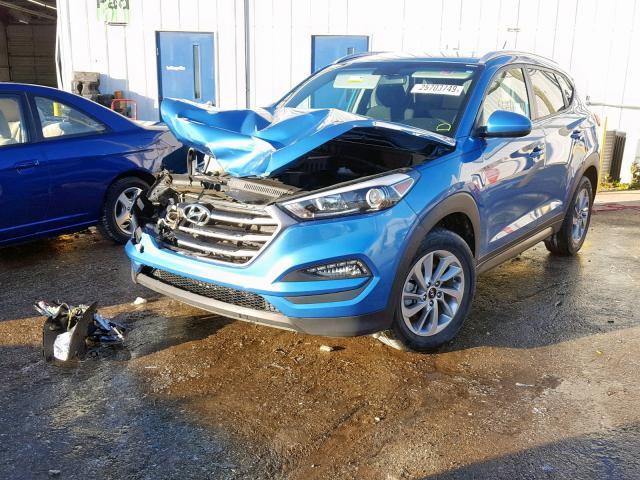 KM8J33A47GU115675 - 2016 HYUNDAI TUCSON LIM BLUE photo 2