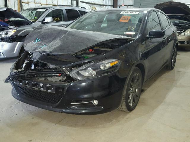 1C3CDFBA4DD309192 - 2013 DODGE DART SXT BLACK photo 2