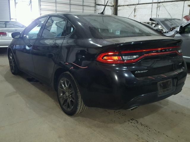 1C3CDFBA4DD309192 - 2013 DODGE DART SXT BLACK photo 3