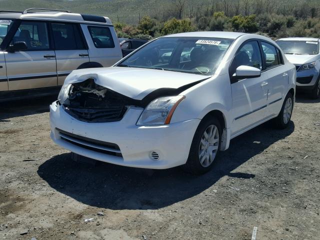 3N1AB6AP7BL688732 - 2011 NISSAN SENTRA 2.0 WHITE photo 2