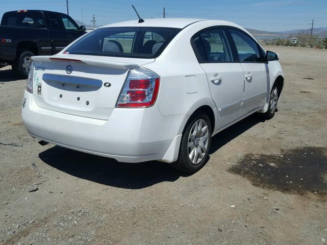 3N1AB6AP7BL688732 - 2011 NISSAN SENTRA 2.0 WHITE photo 4