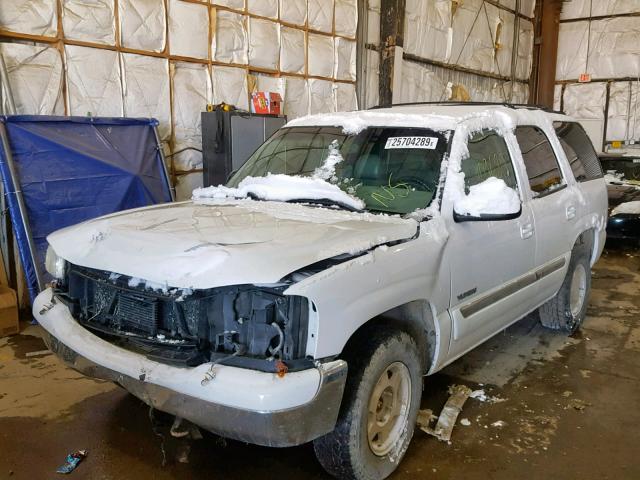 1GKEK13Z03R179001 - 2003 GMC YUKON WHITE photo 2