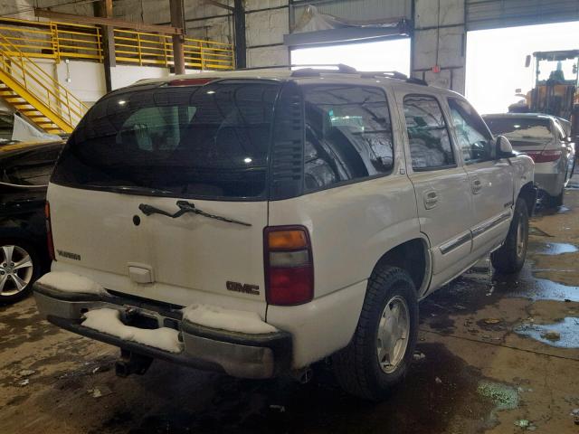 1GKEK13Z03R179001 - 2003 GMC YUKON WHITE photo 4