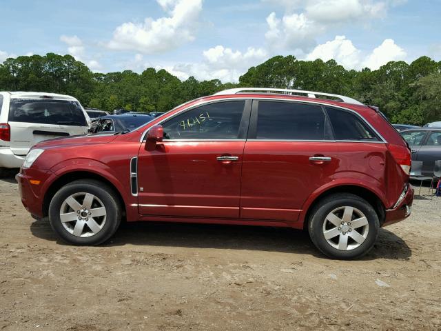 3GSCL53758S606817 - 2008 SATURN VUE XR RED photo 9