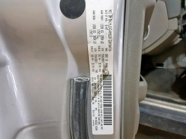 1J8HG48K17C691018 - 2007 JEEP COMMANDER Boz foto 10