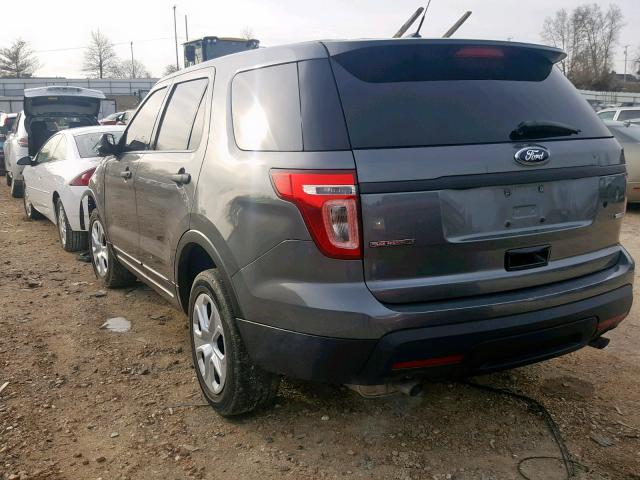 1FM5K8AR8FGC27444 - 2015 FORD EXPLORER P GRAY photo 3