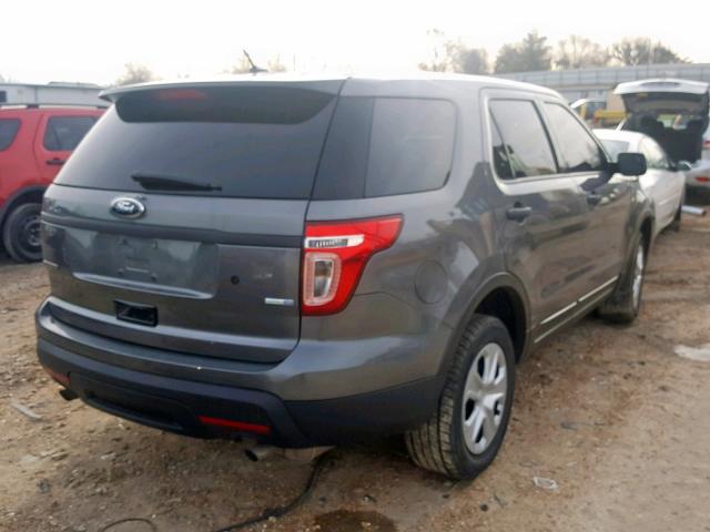 1FM5K8AR8FGC27444 - 2015 FORD EXPLORER P GRAY photo 4