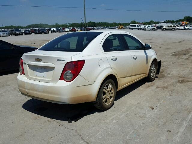 1G1JB5SHXC4122725 - 2012 CHEVROLET SONIC LS 白色 照片 4