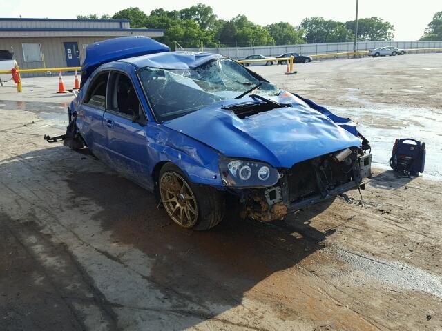 JF1GD29665G508824 - 2005 SUBARU IMPREZA WR BLUE photo 1