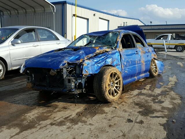 JF1GD29665G508824 - 2005 SUBARU IMPREZA WR BLUE photo 2