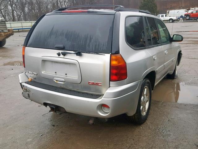 1GKDT13S342324490 - 2004 GMC ENVOY SILVER photo 4