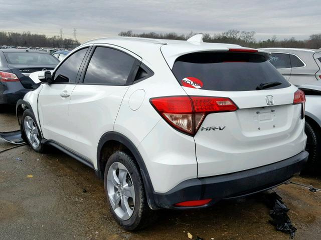 3CZRU6H72GM701026 - 2016 HONDA HR-V EXL WHITE photo 3