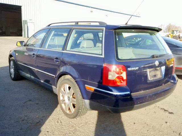 WVWYH63B63E377290 - 2003 VOLKSWAGEN PASSAT GLX 蓝色 照片 3