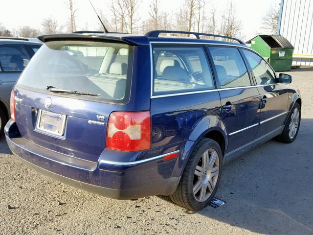 WVWYH63B63E377290 - 2003 VOLKSWAGEN PASSAT GLX 蓝色 照片 4