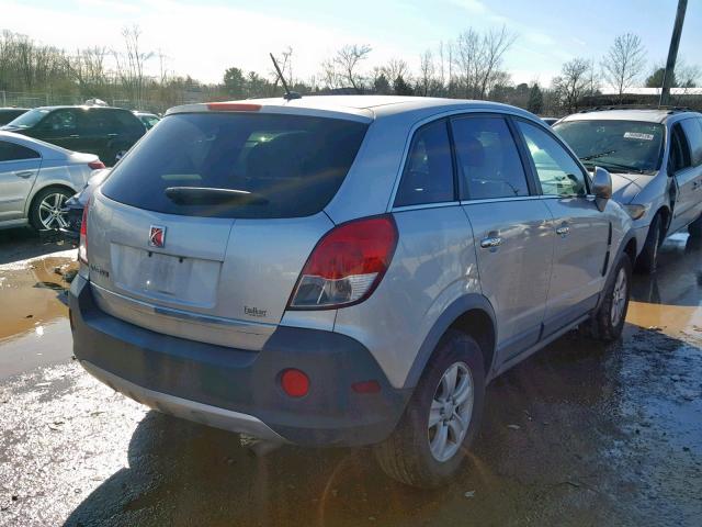 3GSCL33P88S607643 - 2008 SATURN VUE XE SILVER photo 4