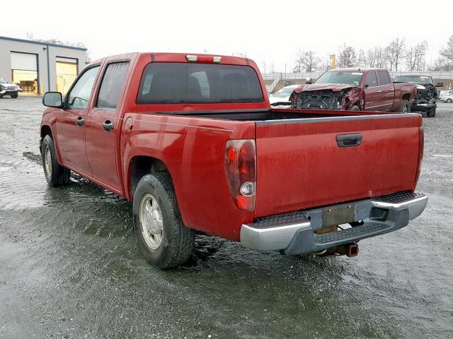 1GCCS136258272183 - 2005 CHEVROLET COLORADO RED photo 3