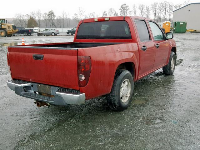 1GCCS136258272183 - 2005 CHEVROLET COLORADO RED photo 4