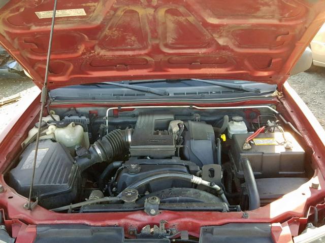 1GCCS136258272183 - 2005 CHEVROLET COLORADO RED photo 7