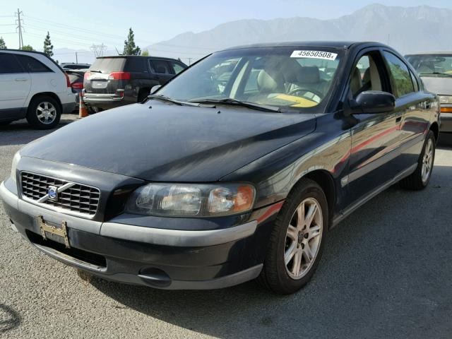 YV1RS61R922148179 - 2002 VOLVO S60 BLACK photo 2