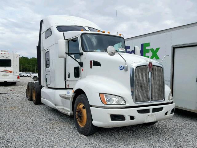 1XKAA49X7DJ288130 - 2013 KENWORTH CONSTRUCTI WHITE photo 1