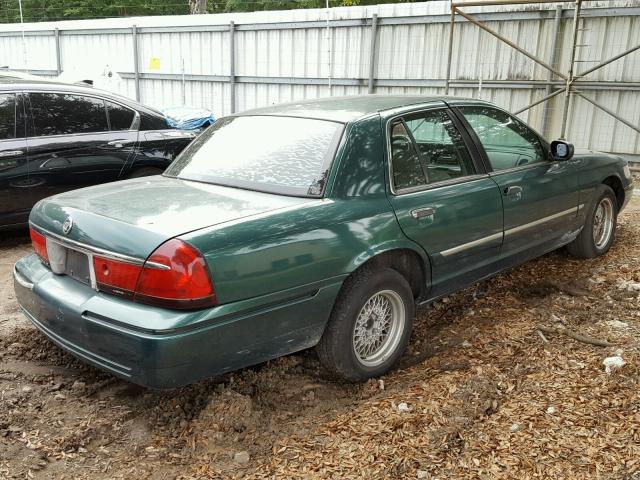 2MEFM74W3YX656193 - 2000 MERCURY GRAND MARQ GREEN photo 4