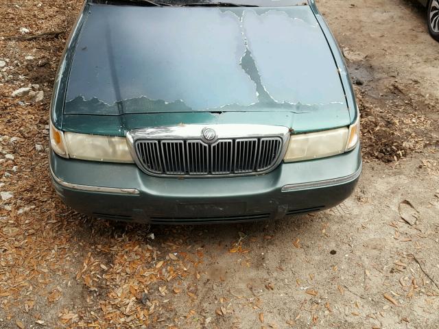 2MEFM74W3YX656193 - 2000 MERCURY GRAND MARQ GREEN photo 7