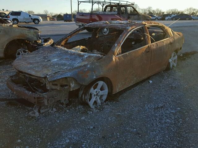 1G1ZC5E17BF213548 - 2011 CHEVROLET MALIBU 1LT შავი ფოტო 2