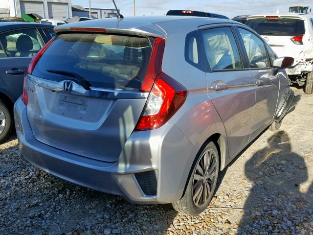 JHMGK5H78GX033237 - 2016 HONDA FIT EX GRAY photo 4